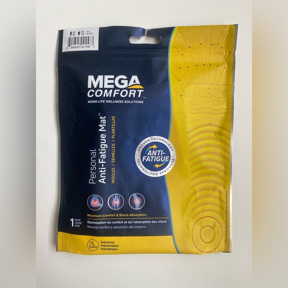 Mega Comfort Anti-Fatigue Shoe Insoles